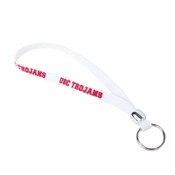 USC Trojans White 3/8" Woven Key Strap